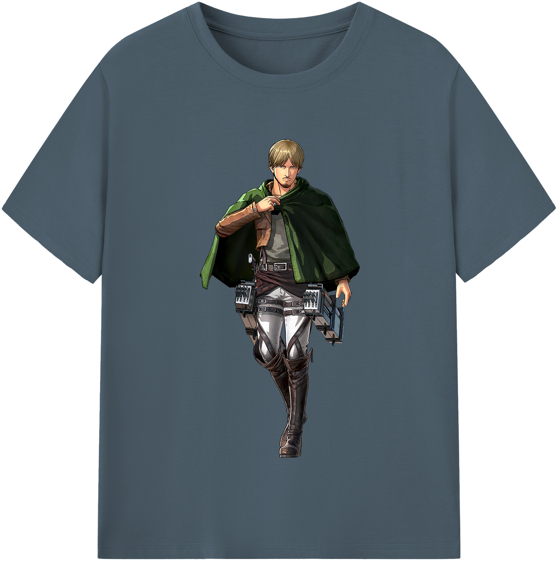 （画像用） 進撃の巨人 ミケ·ザカリアス Attack on Titan Mike Zakarius 綿100％半袖Tシャツ（フロントプリント）